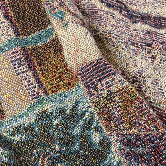 Andrea Tachiera Tapestry Throw Blanket Psalm 33:5 - Picture 13 of 14